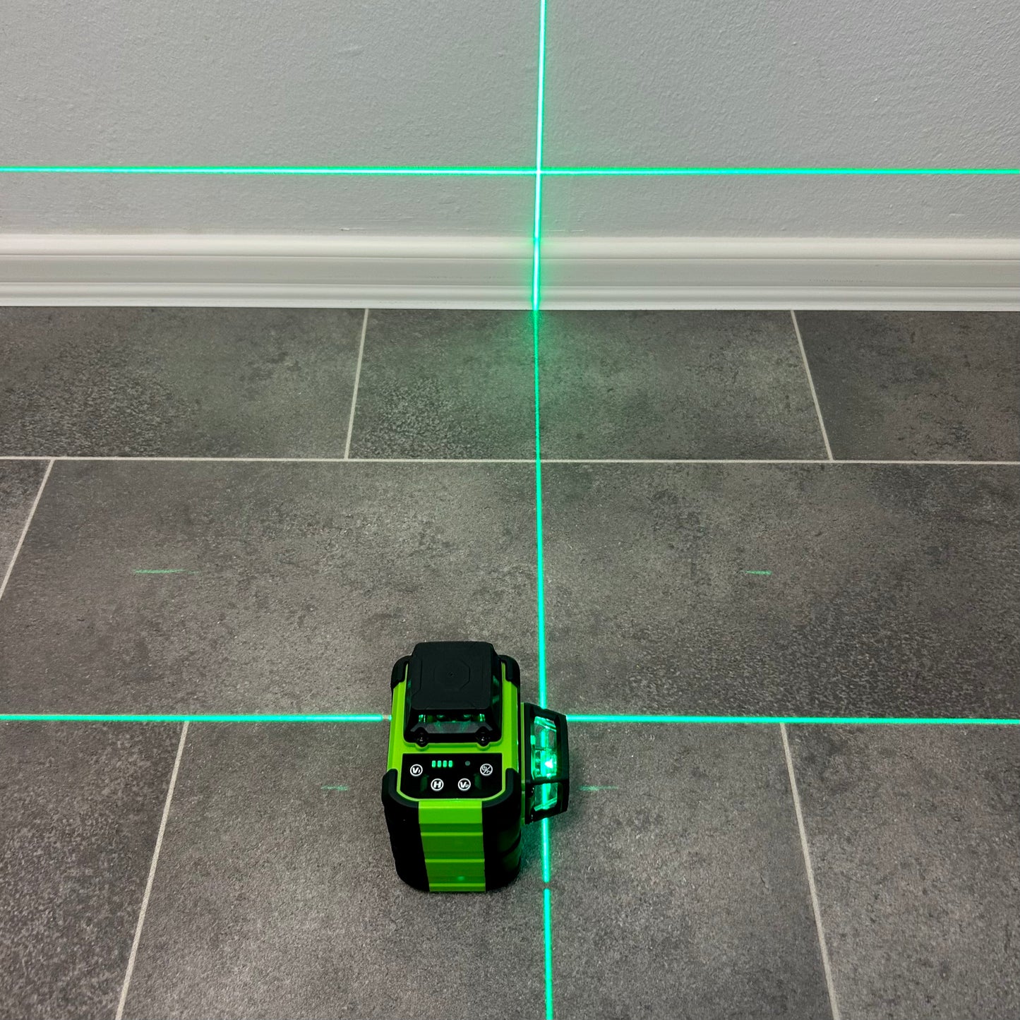 Huepar 3 in 1 Set - HM03CG Kreuzlinienlaser, Laserdetektor und Entfernungsmesser